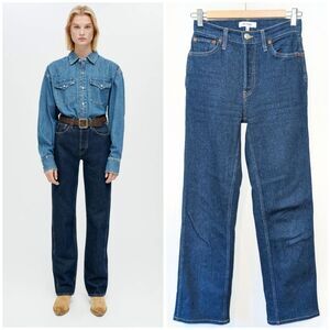 Re/Done 90s High Rise Loose Jeans In Rigid Like